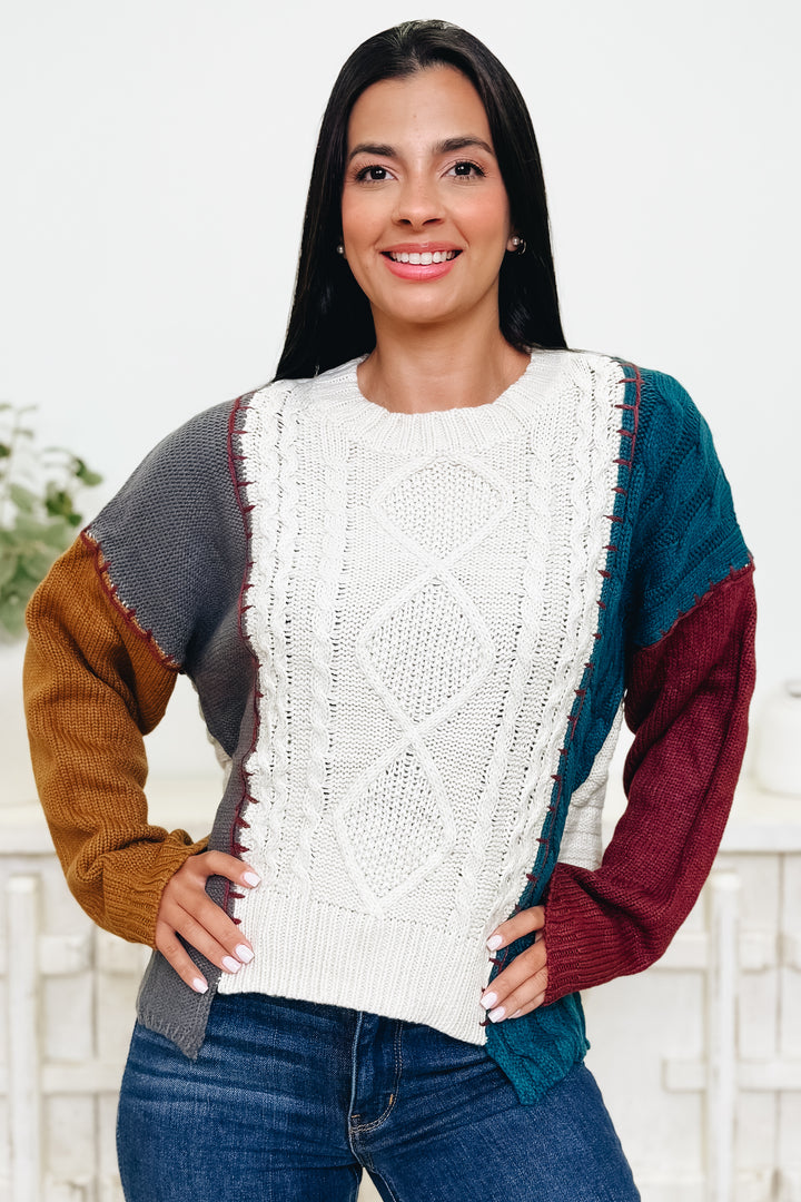 Falling For You Sweater Top