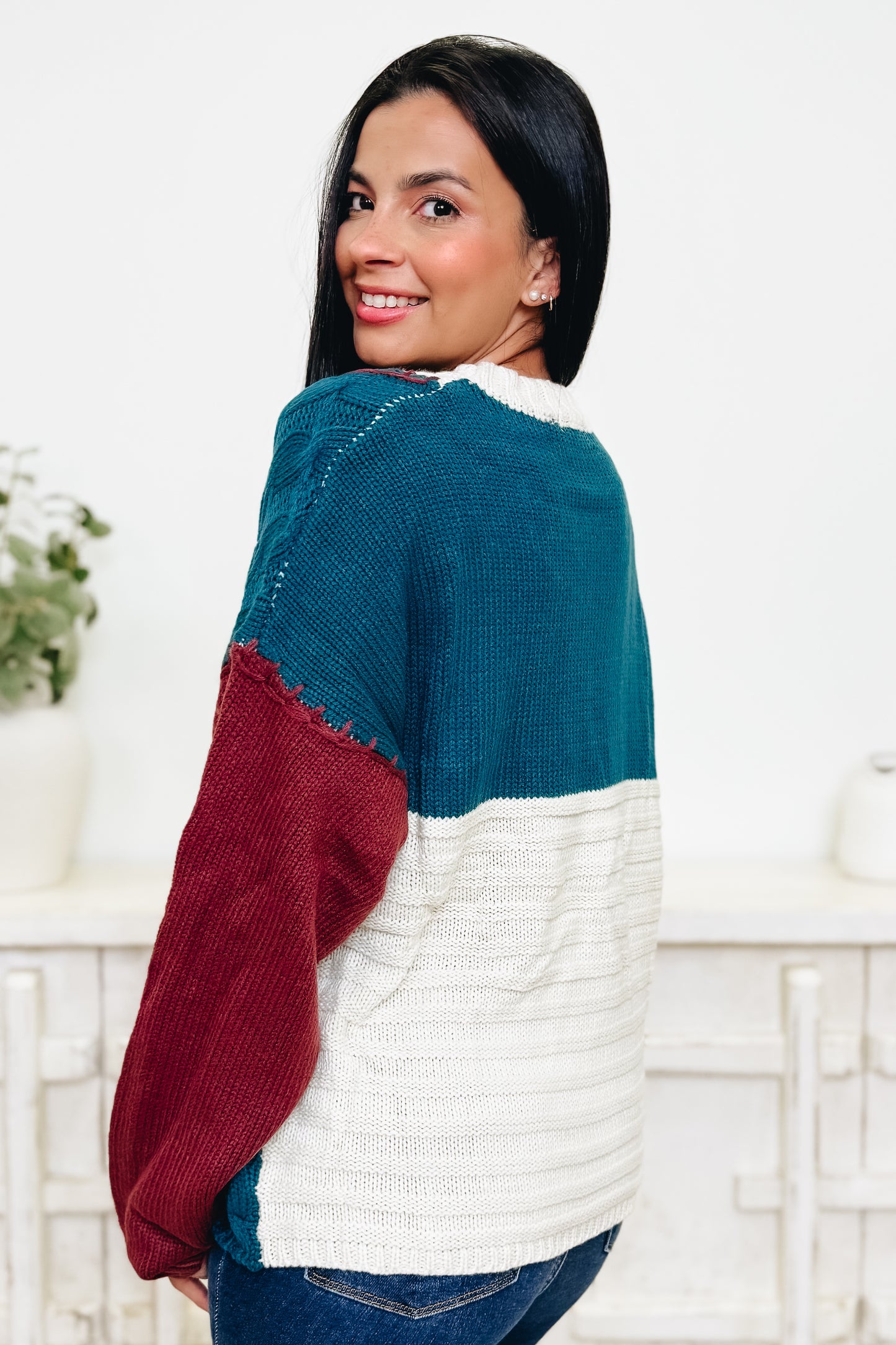 Falling For You Sweater Top