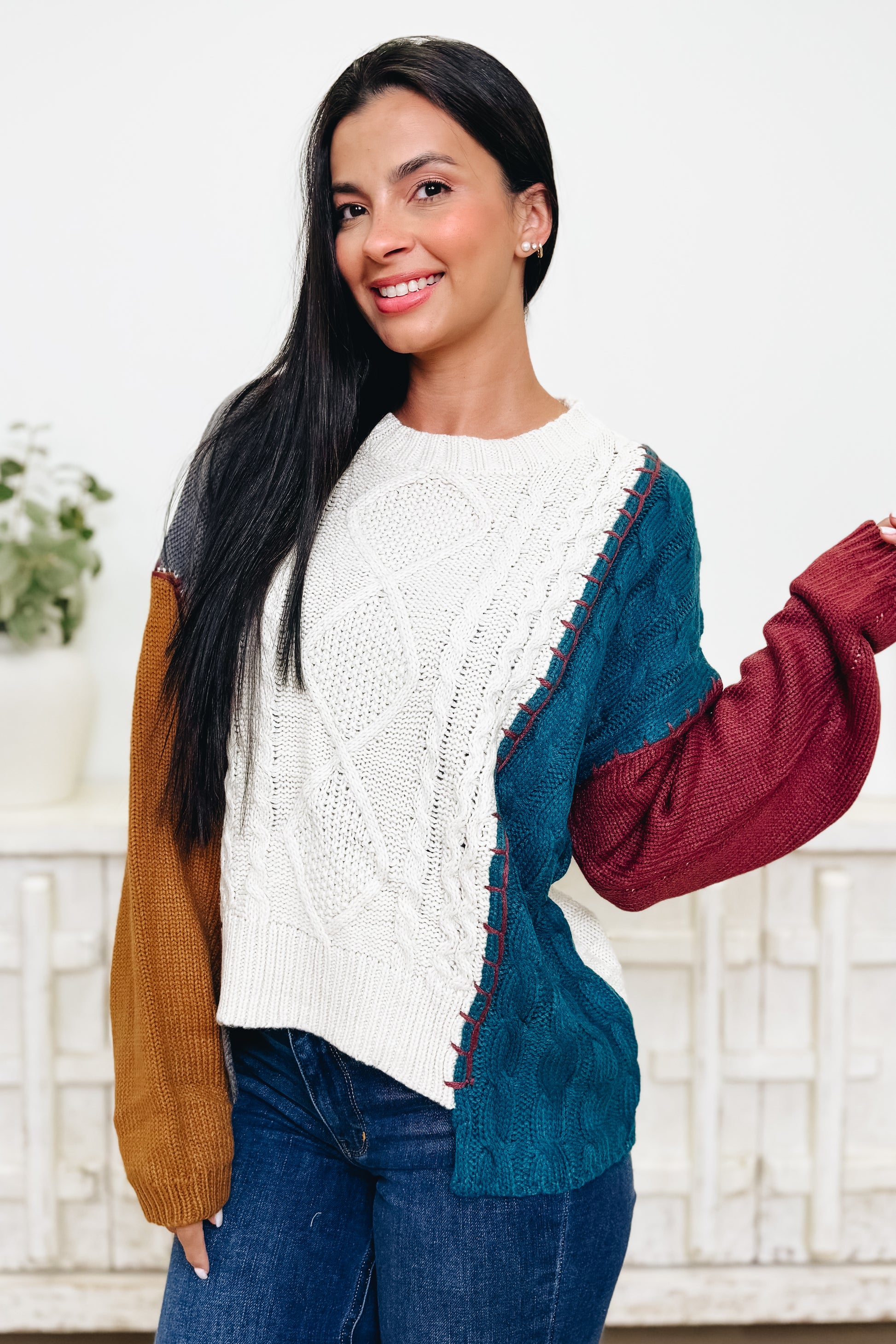 Falling For You Sweater Top