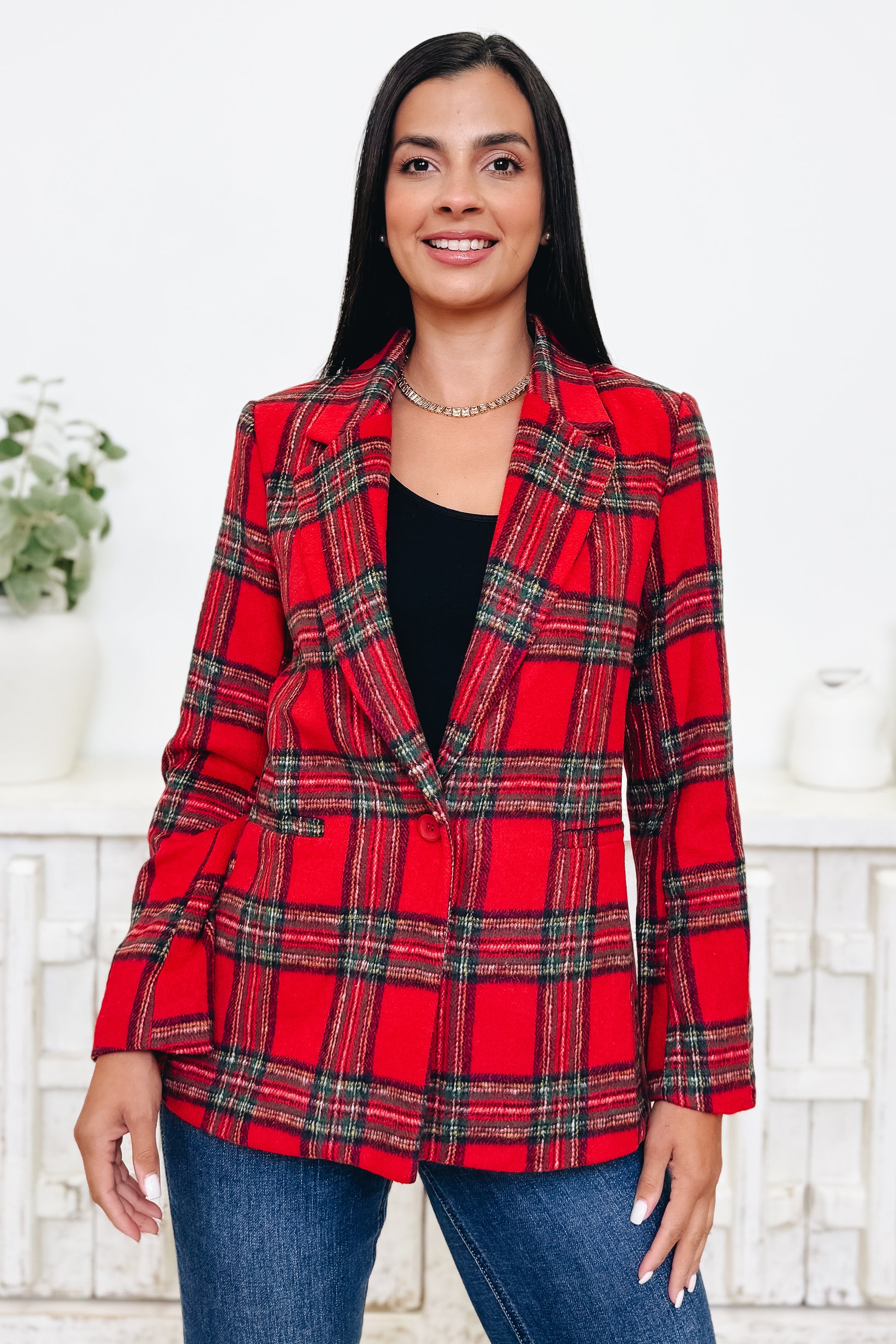 See Me Comin' Flannel Blazer
