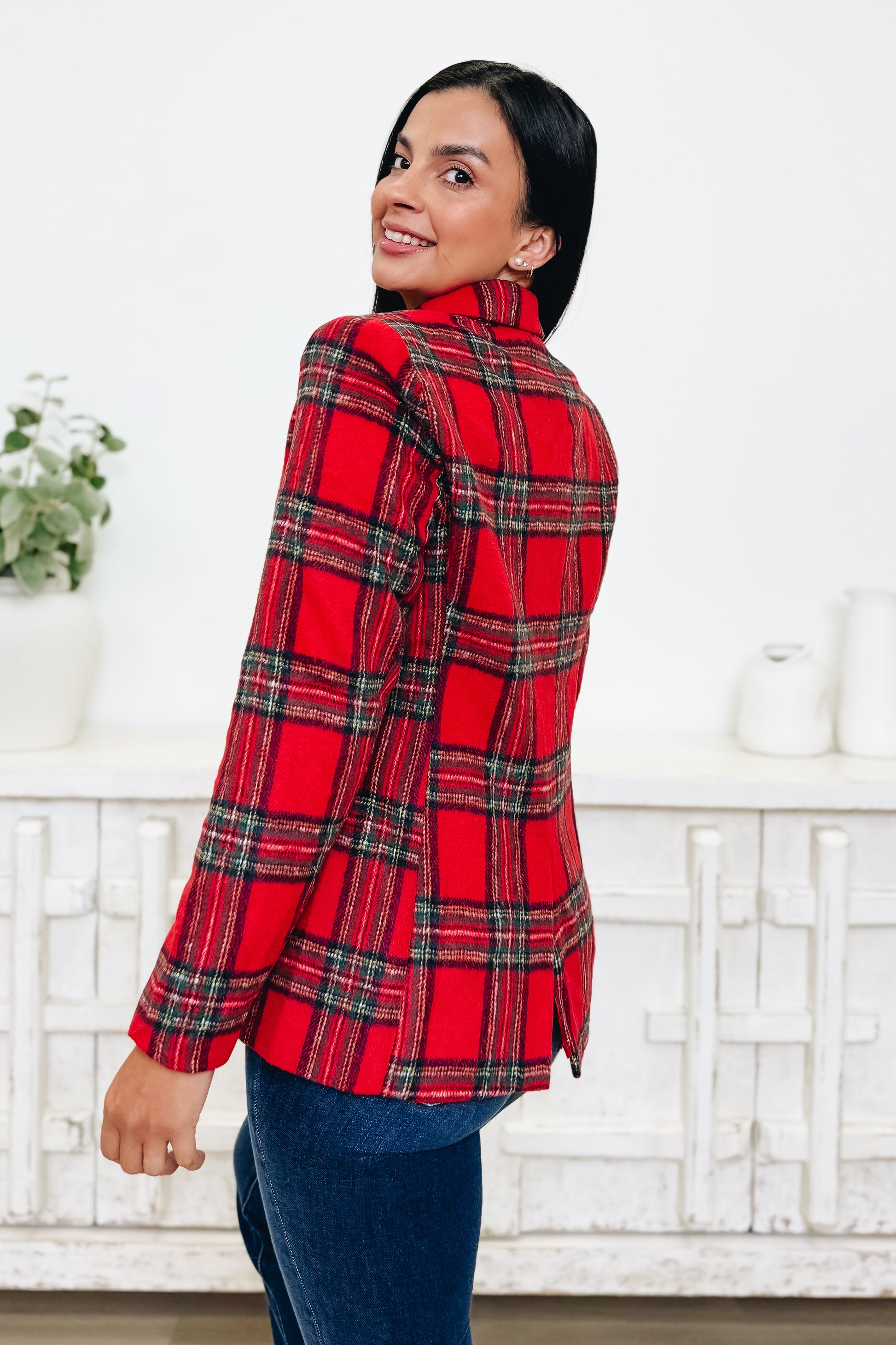 See Me Comin' Flannel Blazer