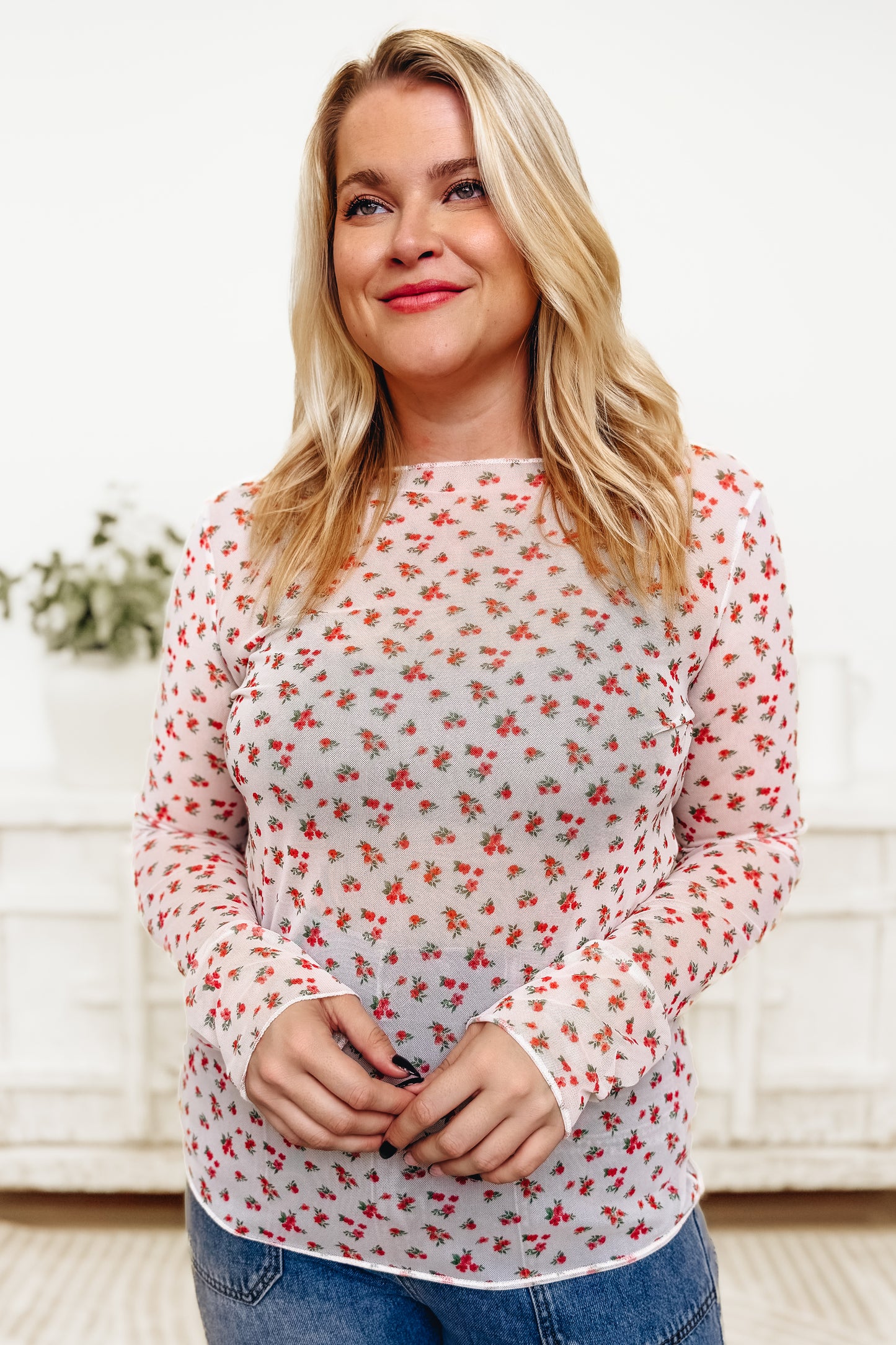 Into To Fruition Floral Top- 2 Colors!