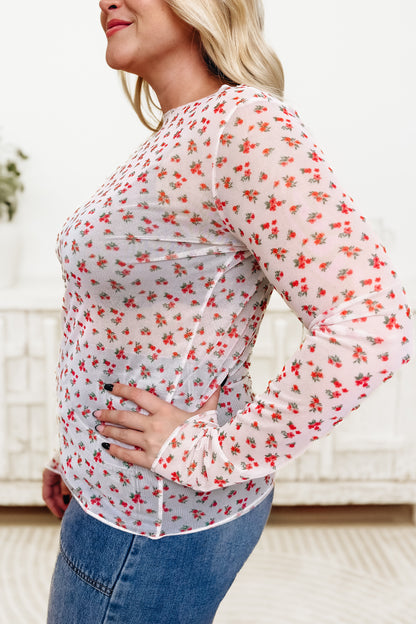 Into To Fruition Floral Top- 2 Colors!