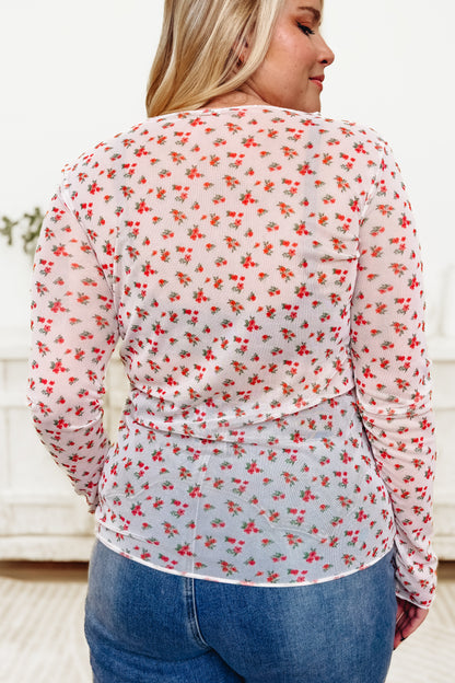 Into To Fruition Floral Top- 2 Colors!