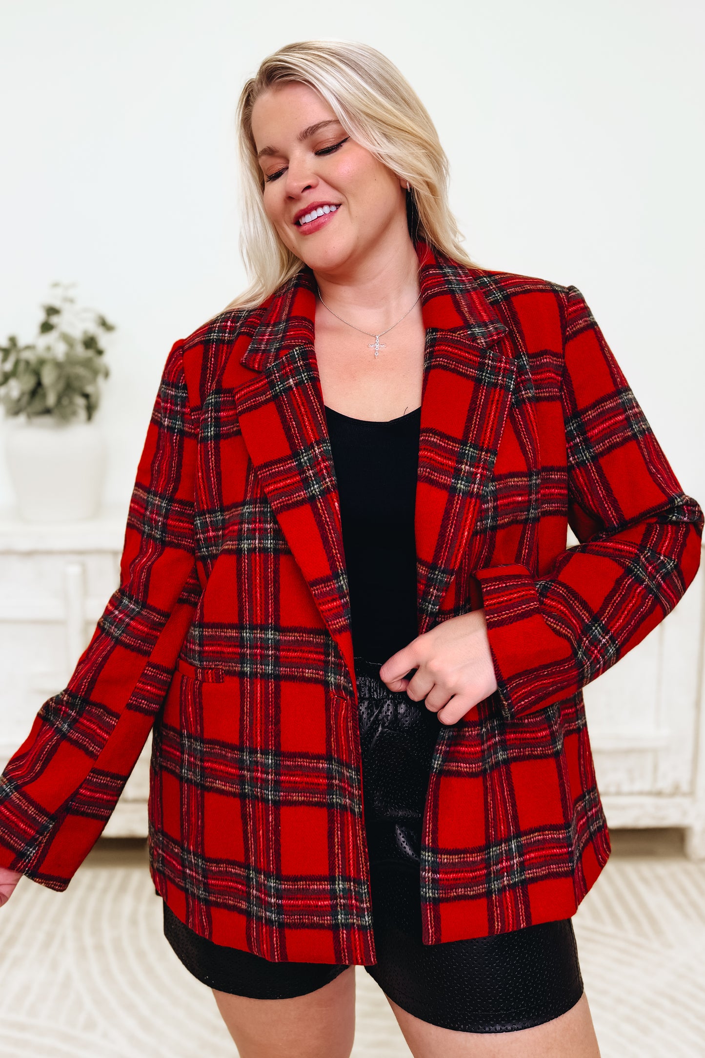 See Me Comin' Flannel Blazer