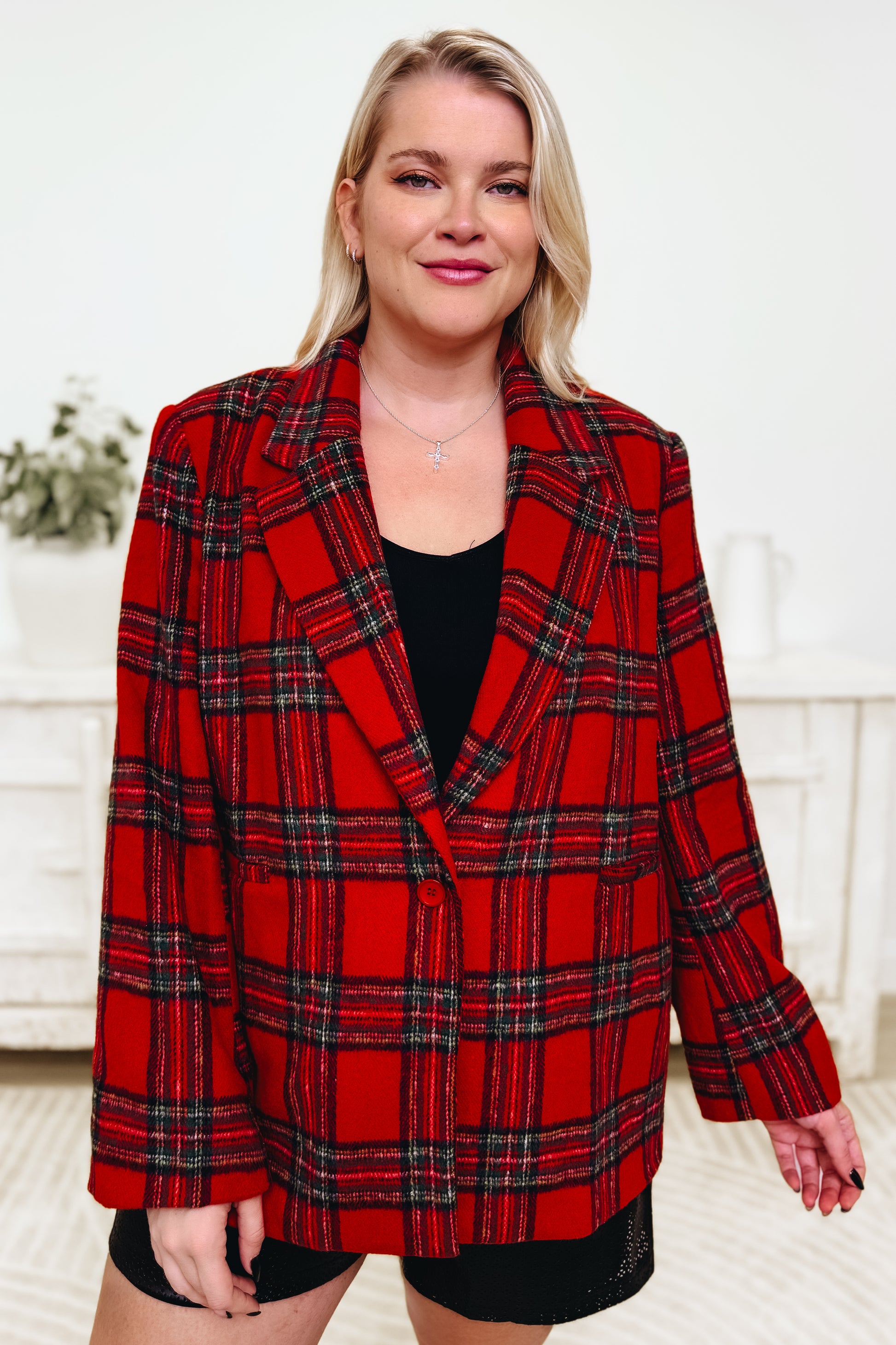 See Me Comin' Flannel Blazer