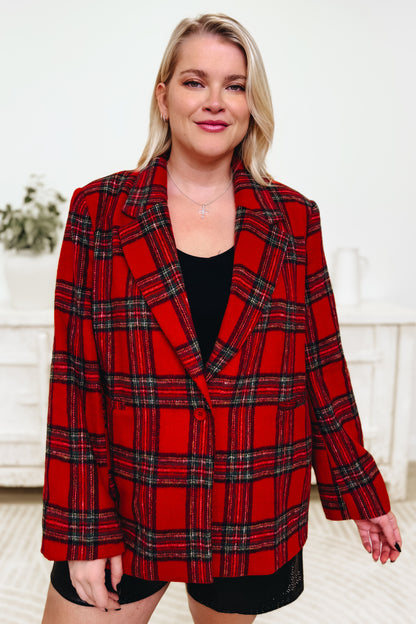 See Me Comin' Flannel Blazer