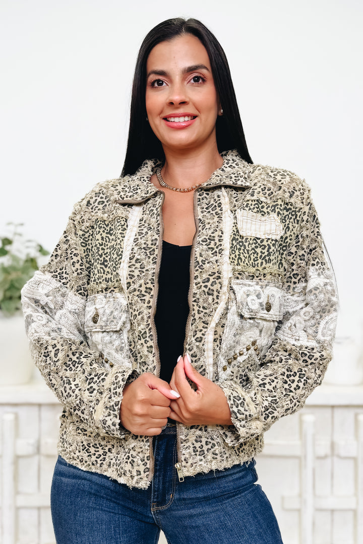 Little Kiss Leopard Jacket