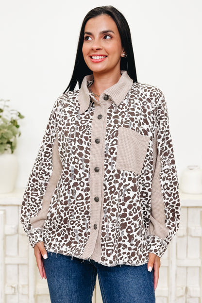 Hidden Perspective Leopard Top- 2 Colors