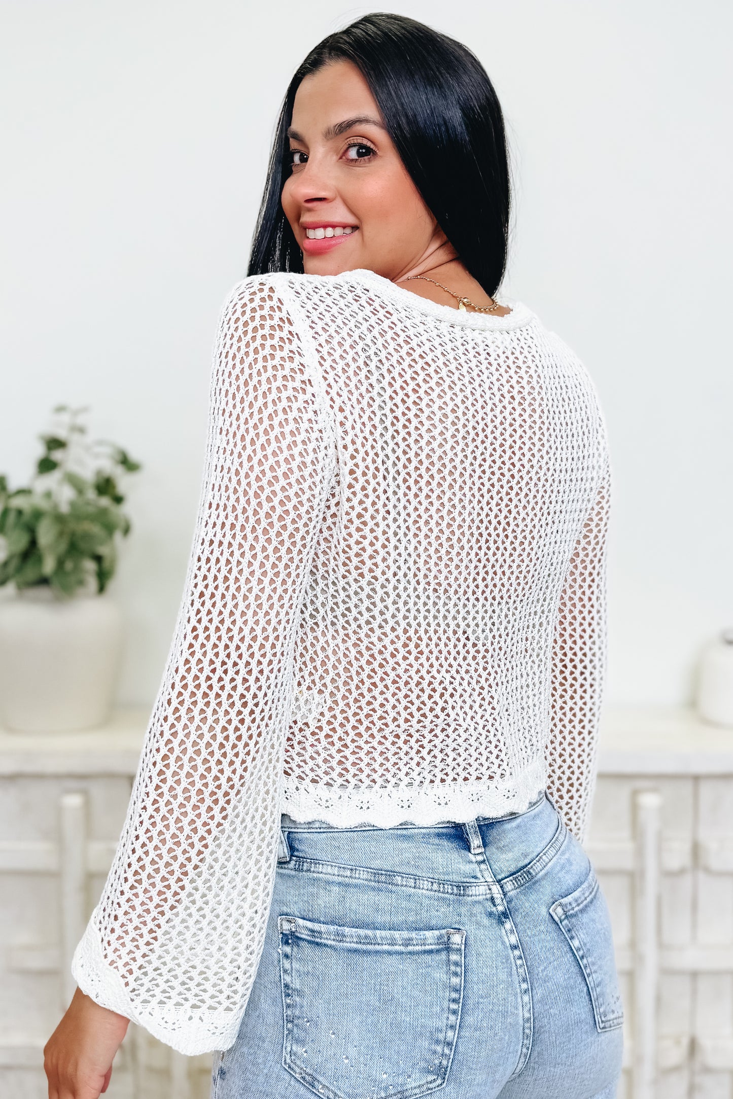 The Serene Love Crochet Cardigan - 2 Colors!