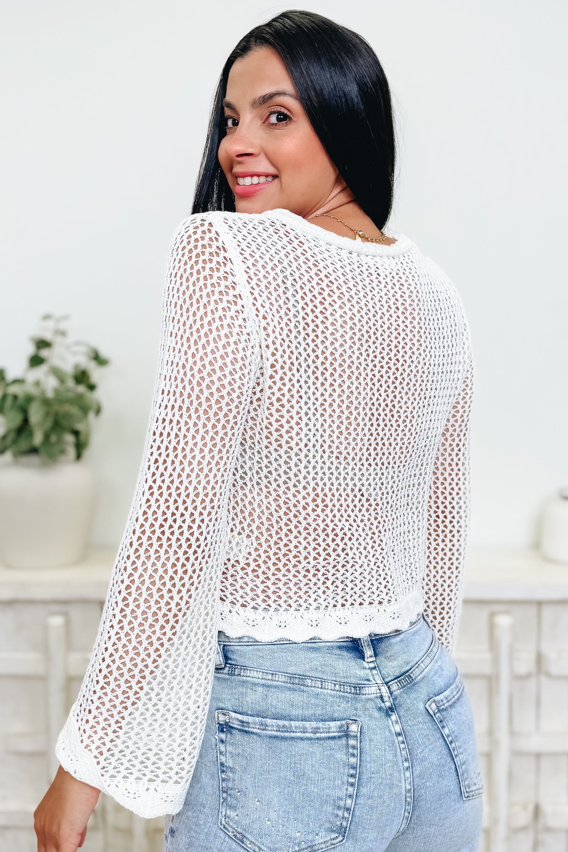The Serene Love Crochet Cardigan - 2 Colors!
