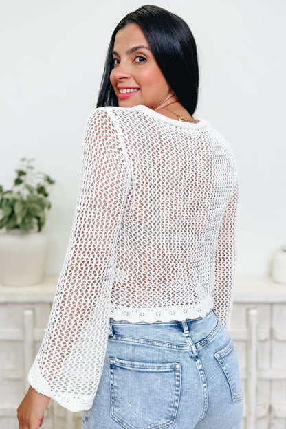 The Serene Love Crochet Cardigan - 2 Colors!
