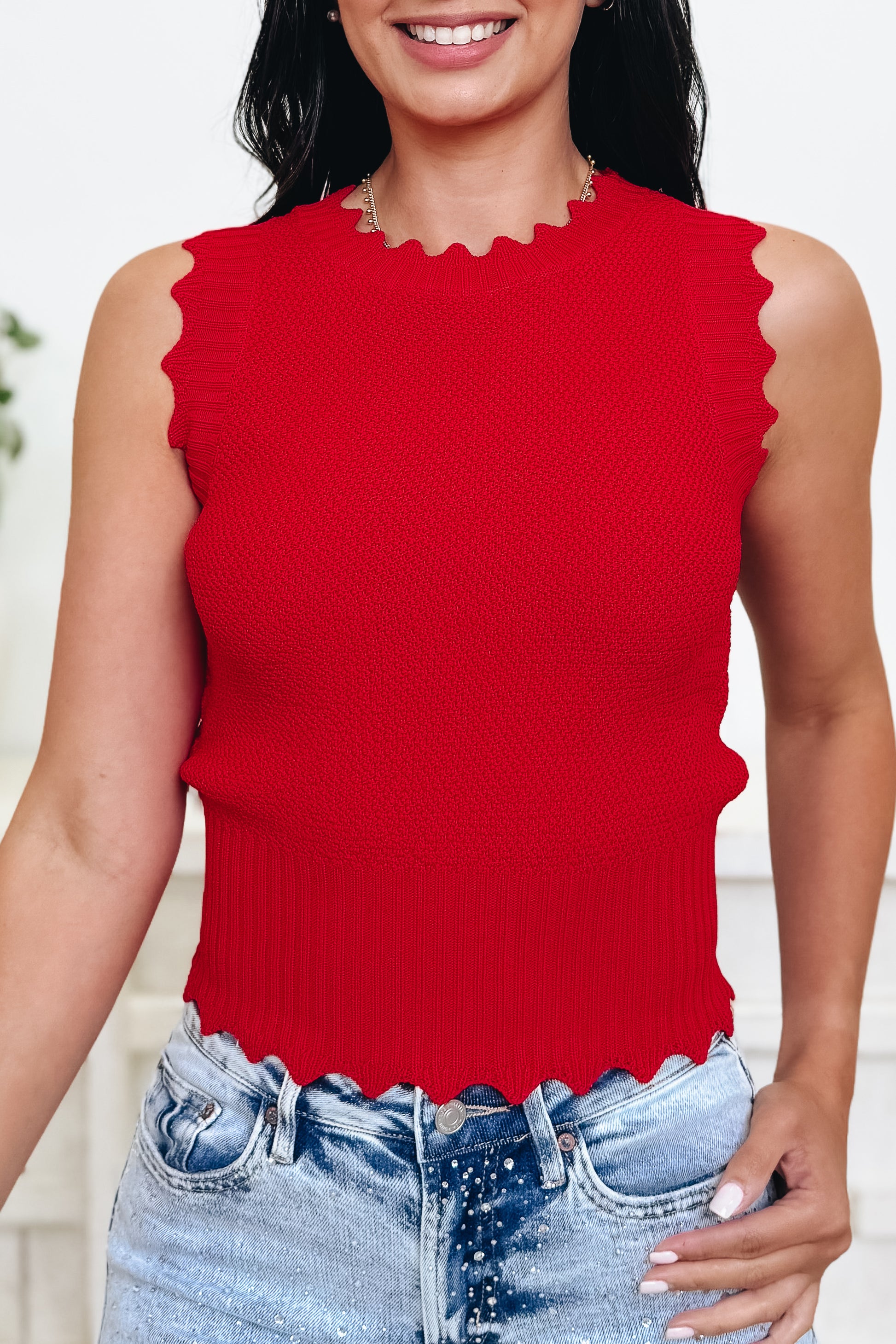 Comforting Elevation Sweater Tank Top-2 Colors!
