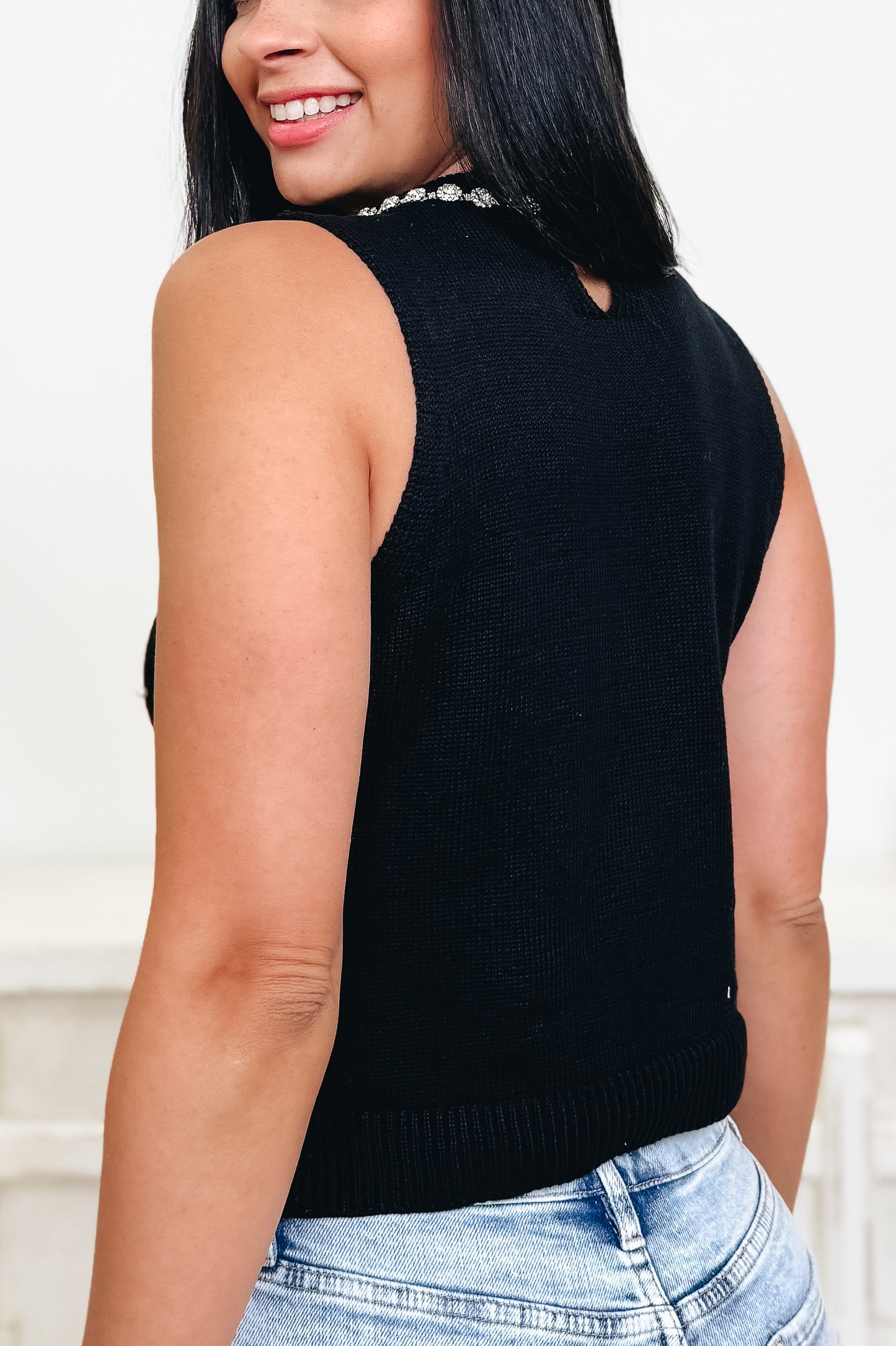 The Shimmer Chic Sparkle Tank Top