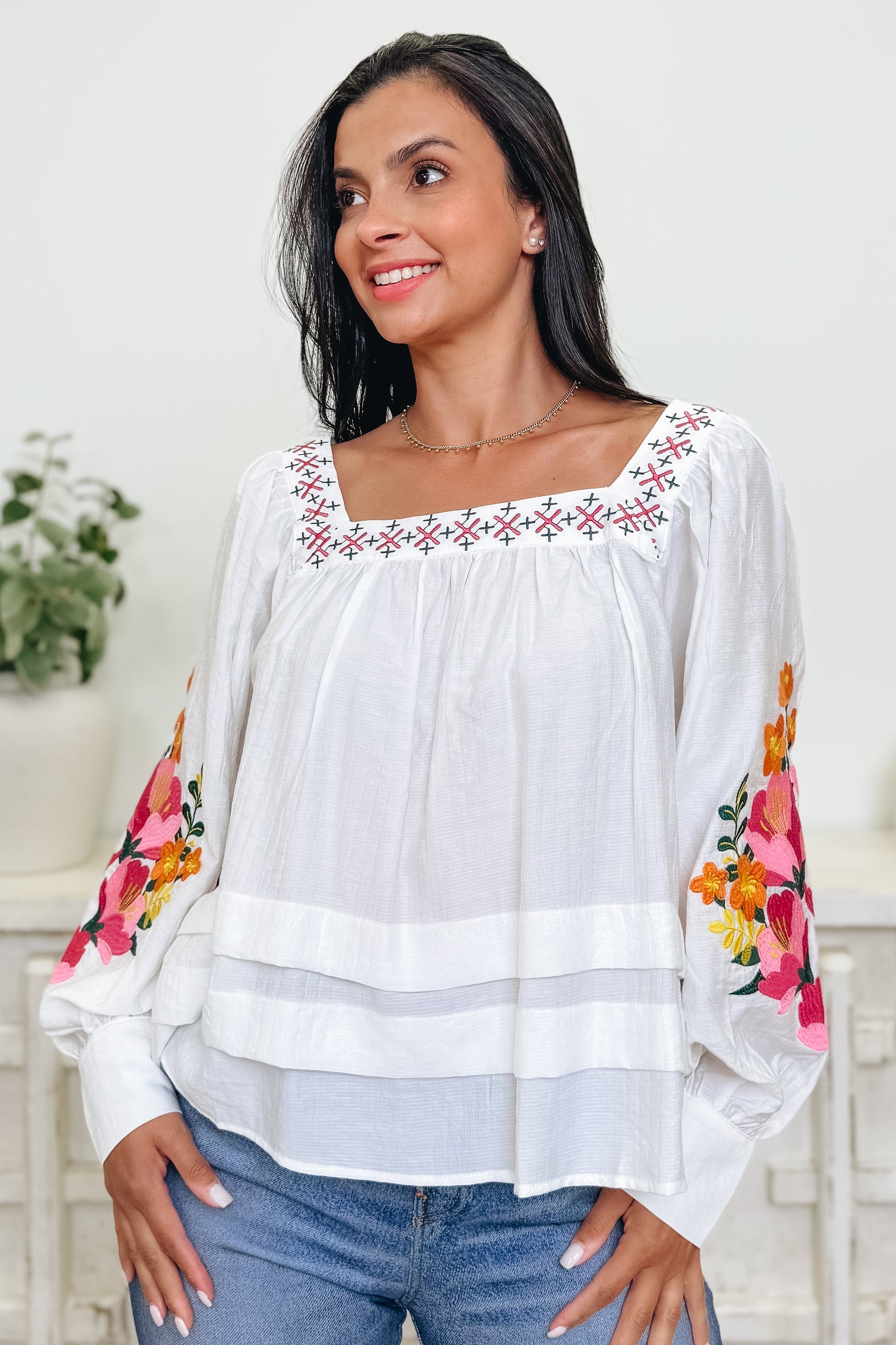 Threaded With Bloom Top