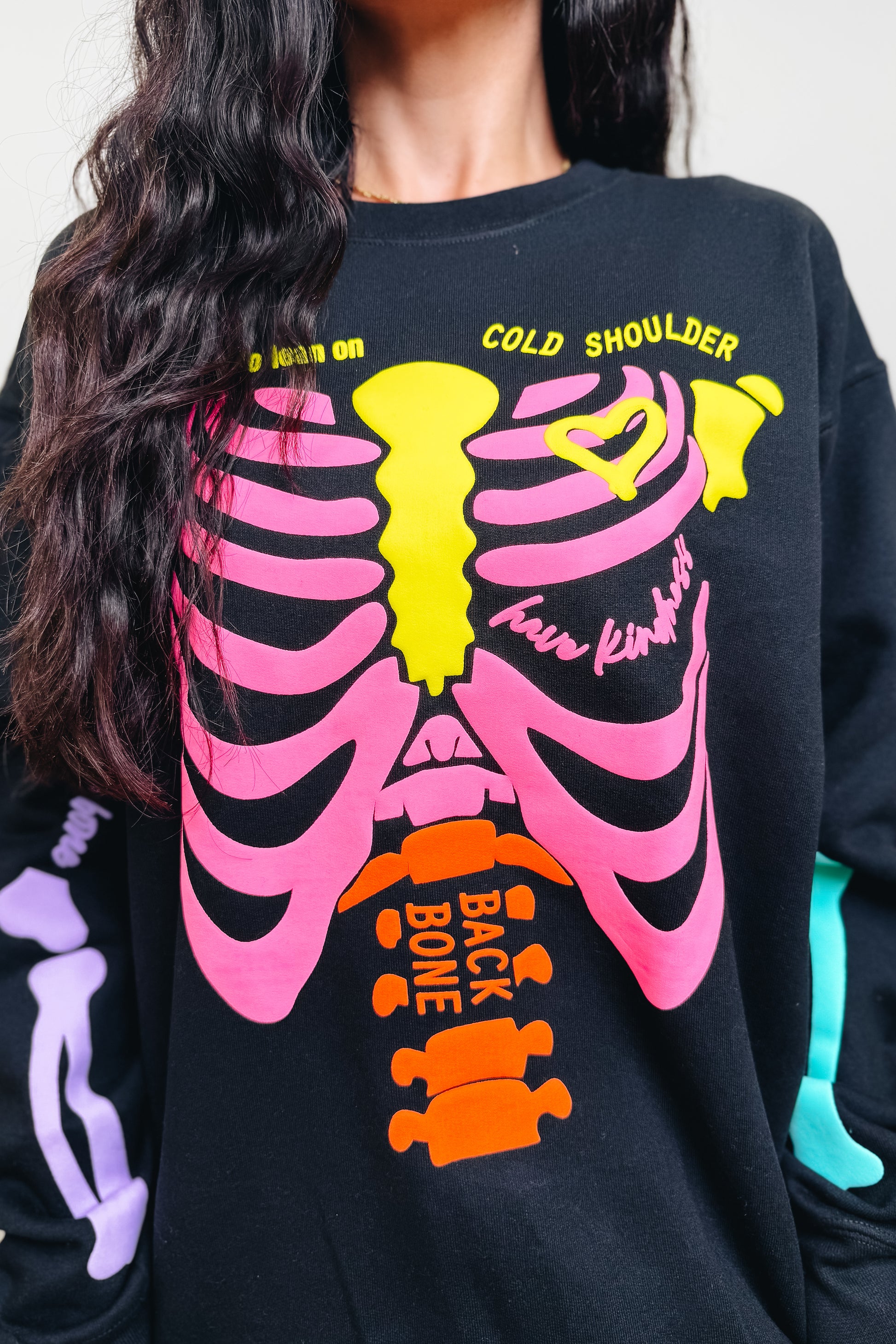 Neon Skelly Graphic Sweatshirt