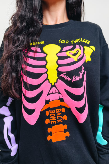 Neon Skelly Graphic Sweatshirt
