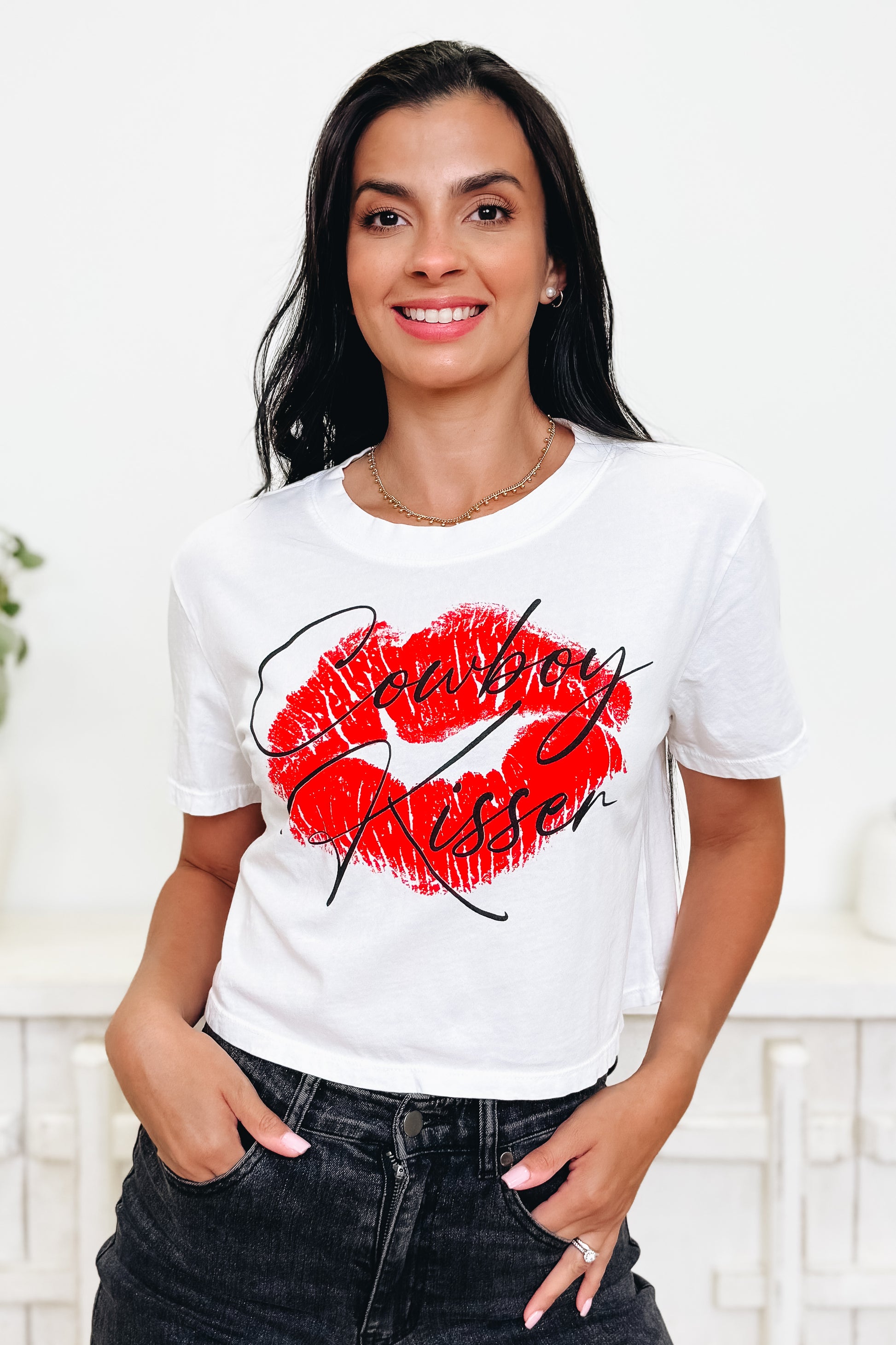 Cowboy Kisser Graphic Tee - 2 Colors!