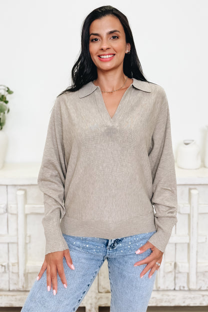 The Modern Prep Polo Sweater - 3 Colors!