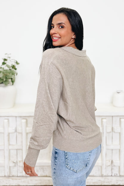 The Modern Prep Polo Sweater - 3 Colors!