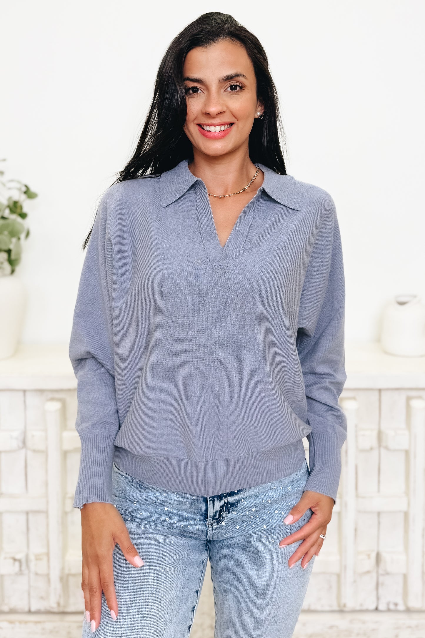 The Modern Prep Polo Sweater - 3 Colors!