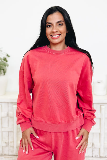 The Plush Paradise Sweatshirt - 2 Colors!