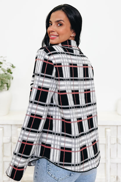 The Statement Check Sweater Jacket - 3 Colors!