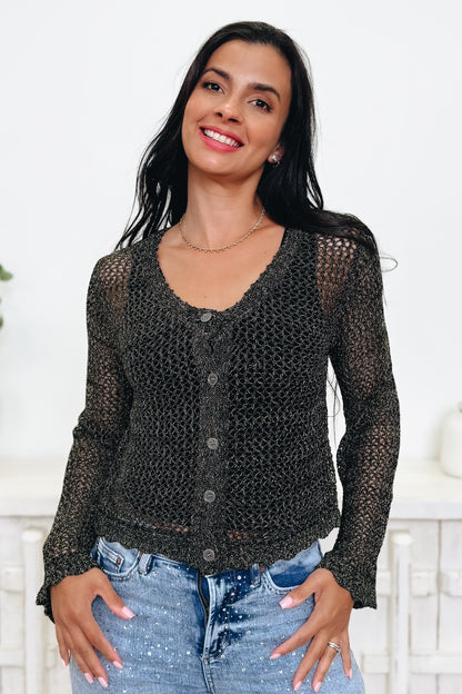 The Serene Love Crochet Cardigan - 2 Colors!
