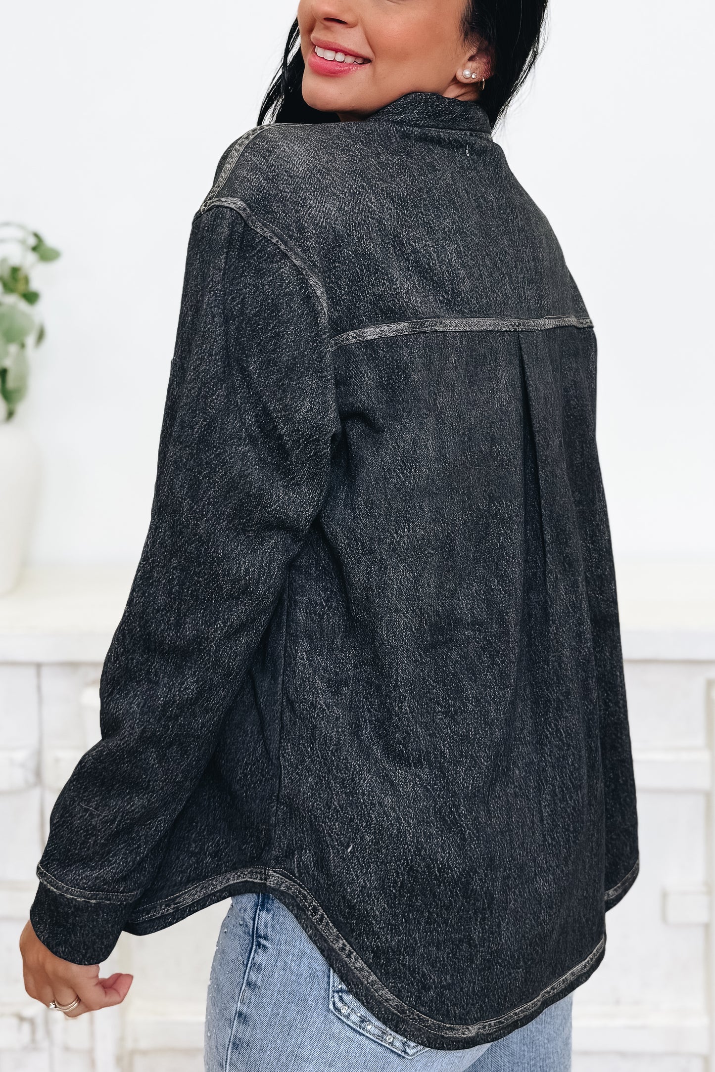 What Do Ya Say Fleece Shacket
