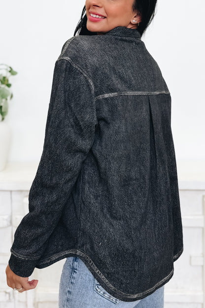 What Do Ya Say Fleece Shacket