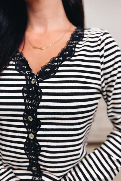 Little Miss Lace Trim Cardigan