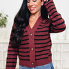 Earning Her Stripes Cardigan