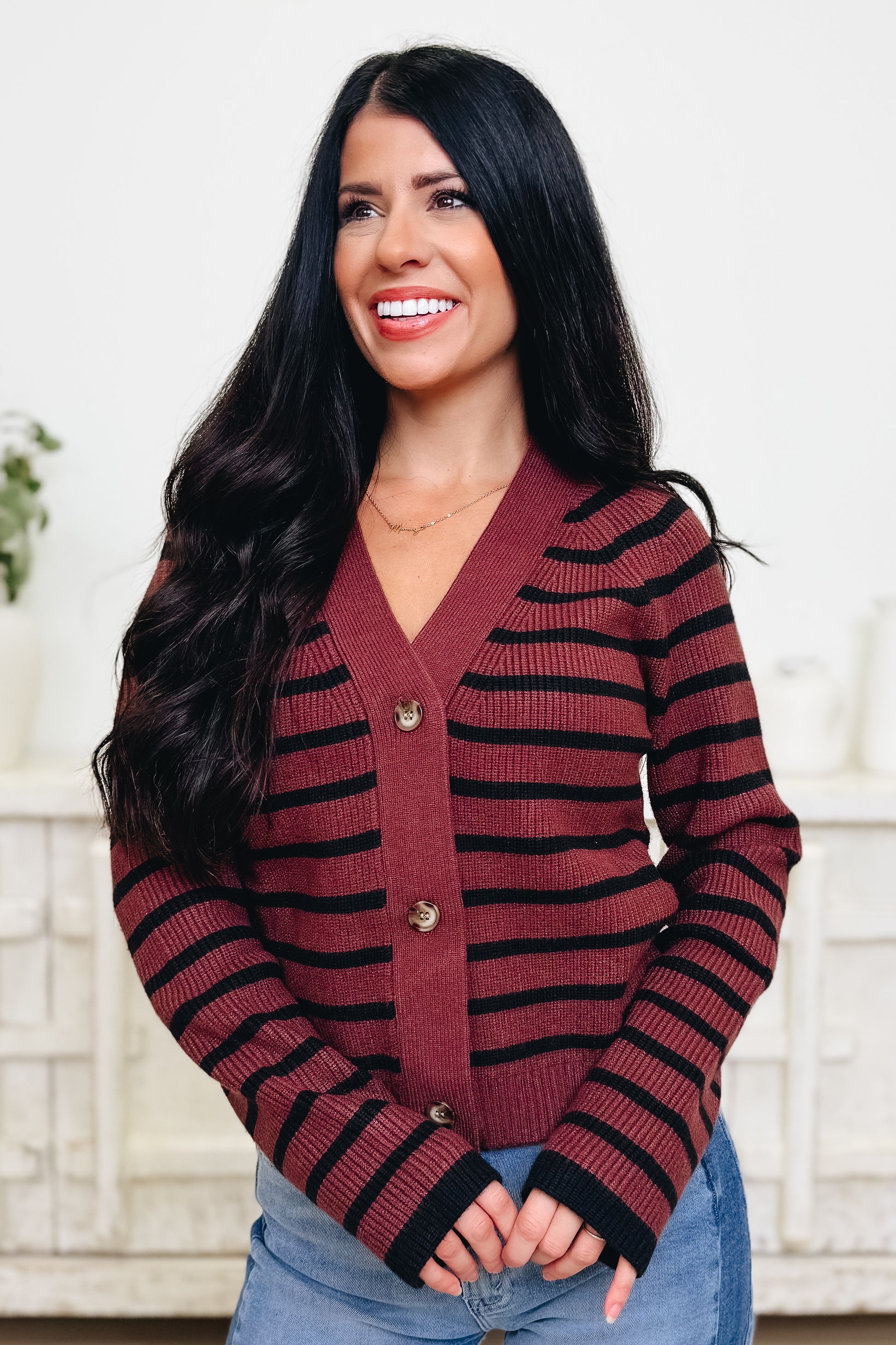 Earning Her Stripes Cardigan
