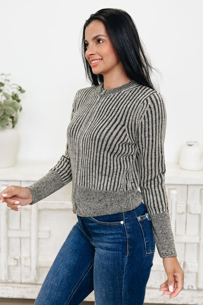Wrapped In Warmth Zip Up Sweater - 5 Colors!