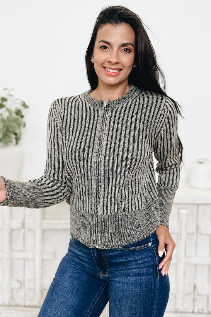 Wrapped In Warmth Zip Up Sweater - 5 Colors!