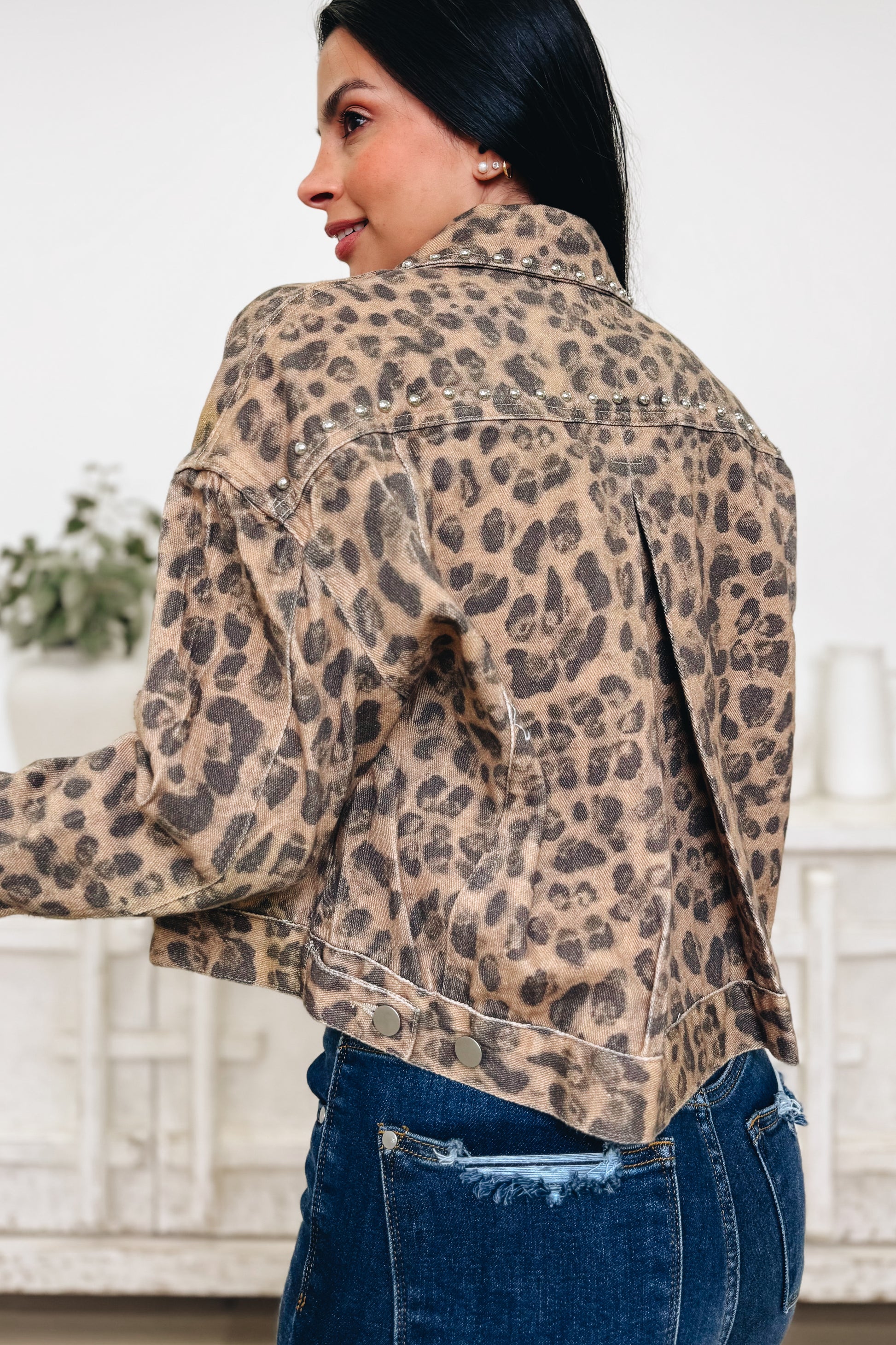 Up For The Taking Leopard Jacket