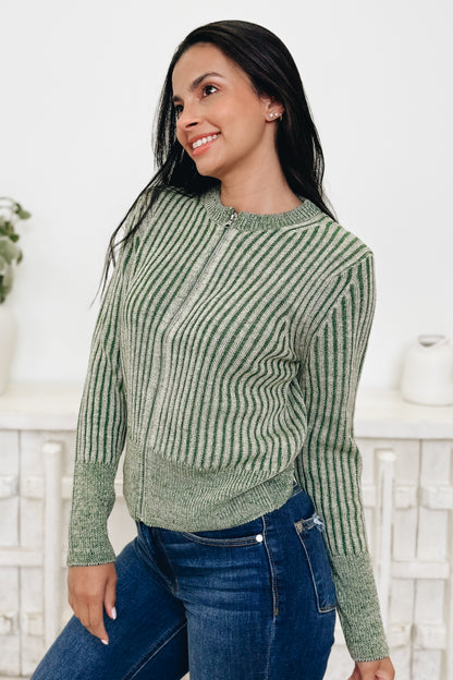 Wrapped In Warmth Zip Up Sweater - 5 Colors!