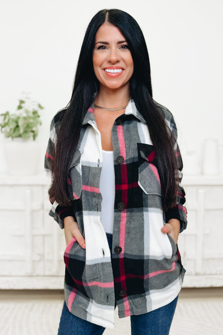 Nothing But The Best Fleece Shacket - 5 Colors!