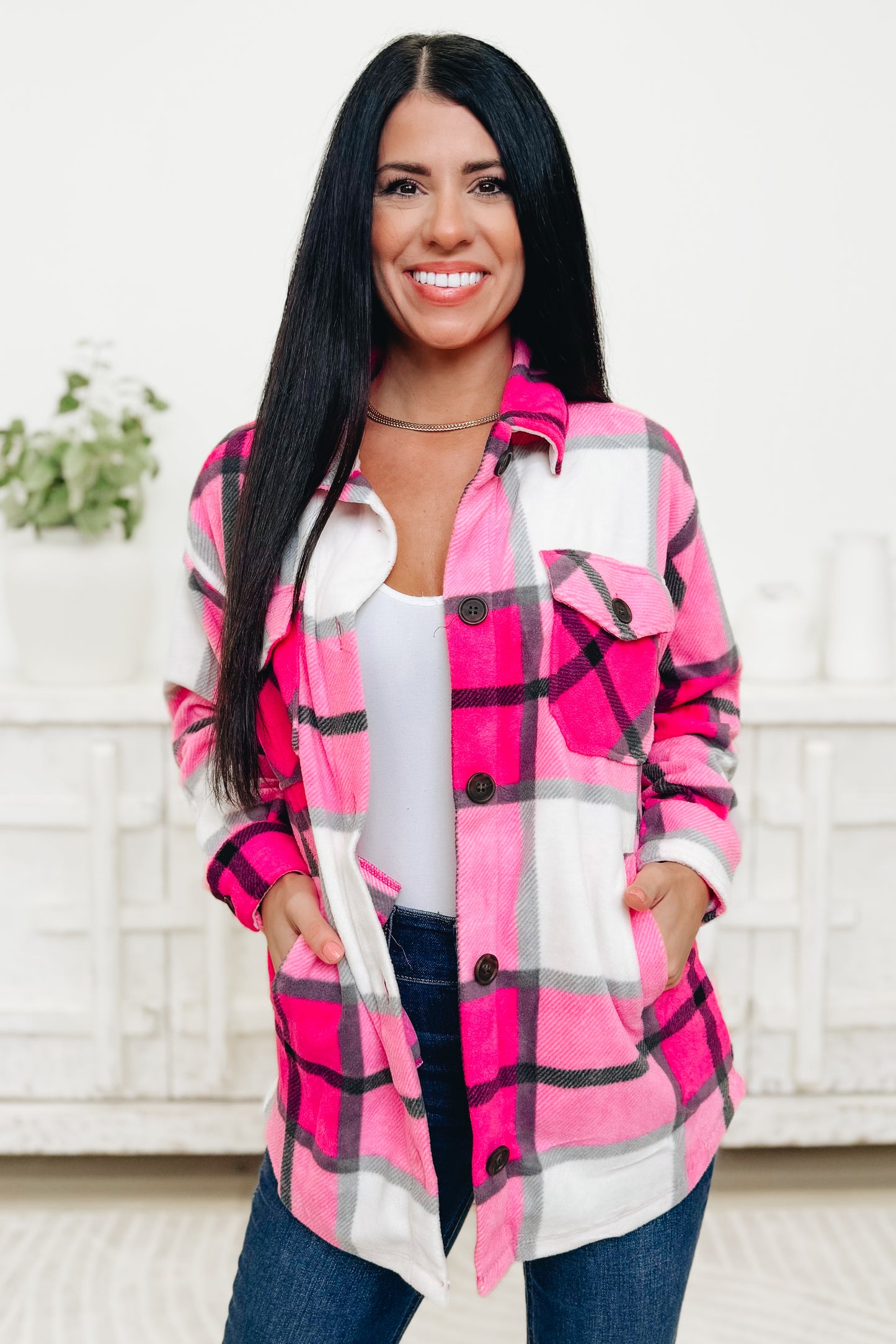 Nothing But The Best Fleece Shacket - 5 Colors!