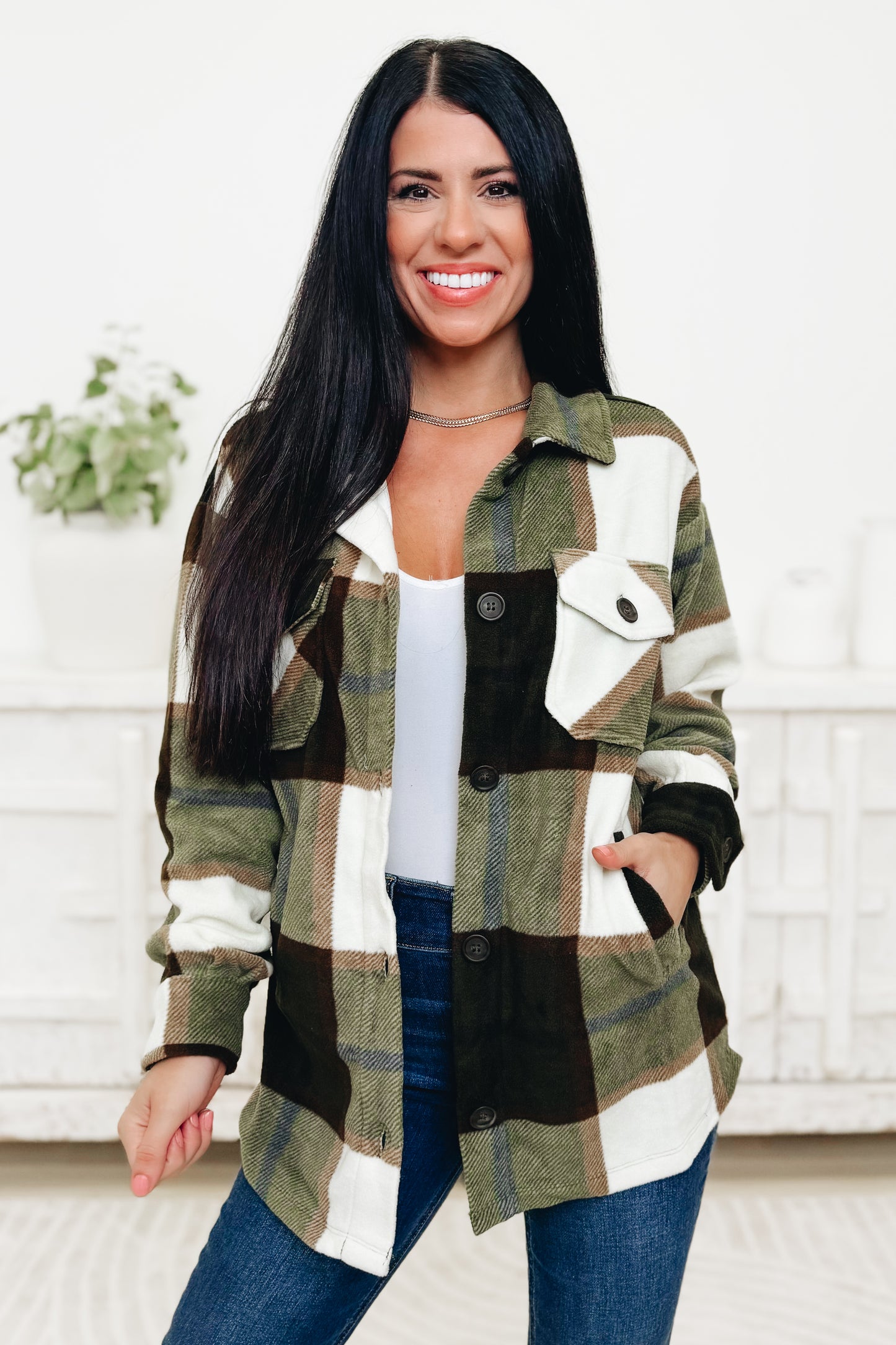 Nothing But The Best Fleece Shacket - 5 Colors!