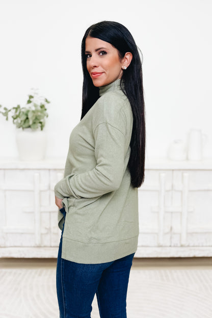 Chic Peak Mock Neck Top - 4 Colors!