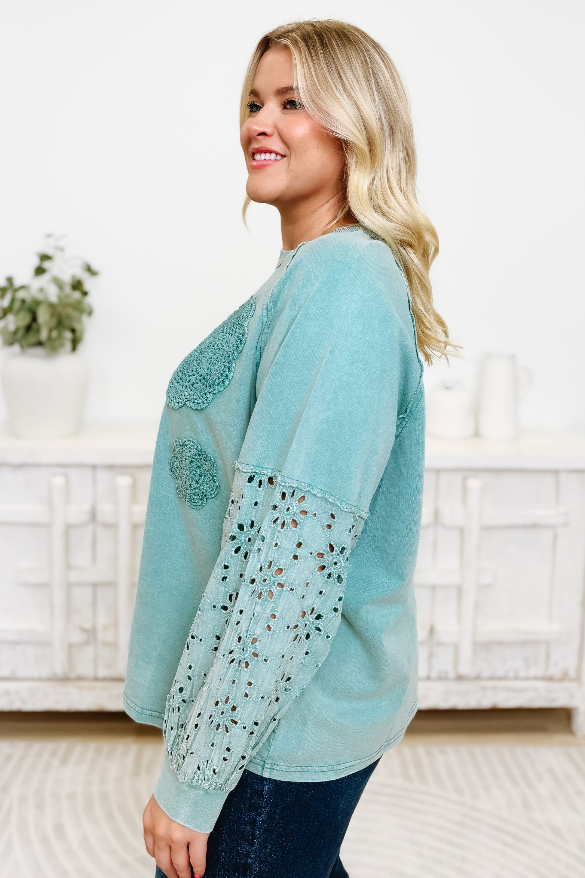 Floral Flutter Top- 2 Colors