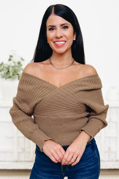 Over The Edge Sweater Top