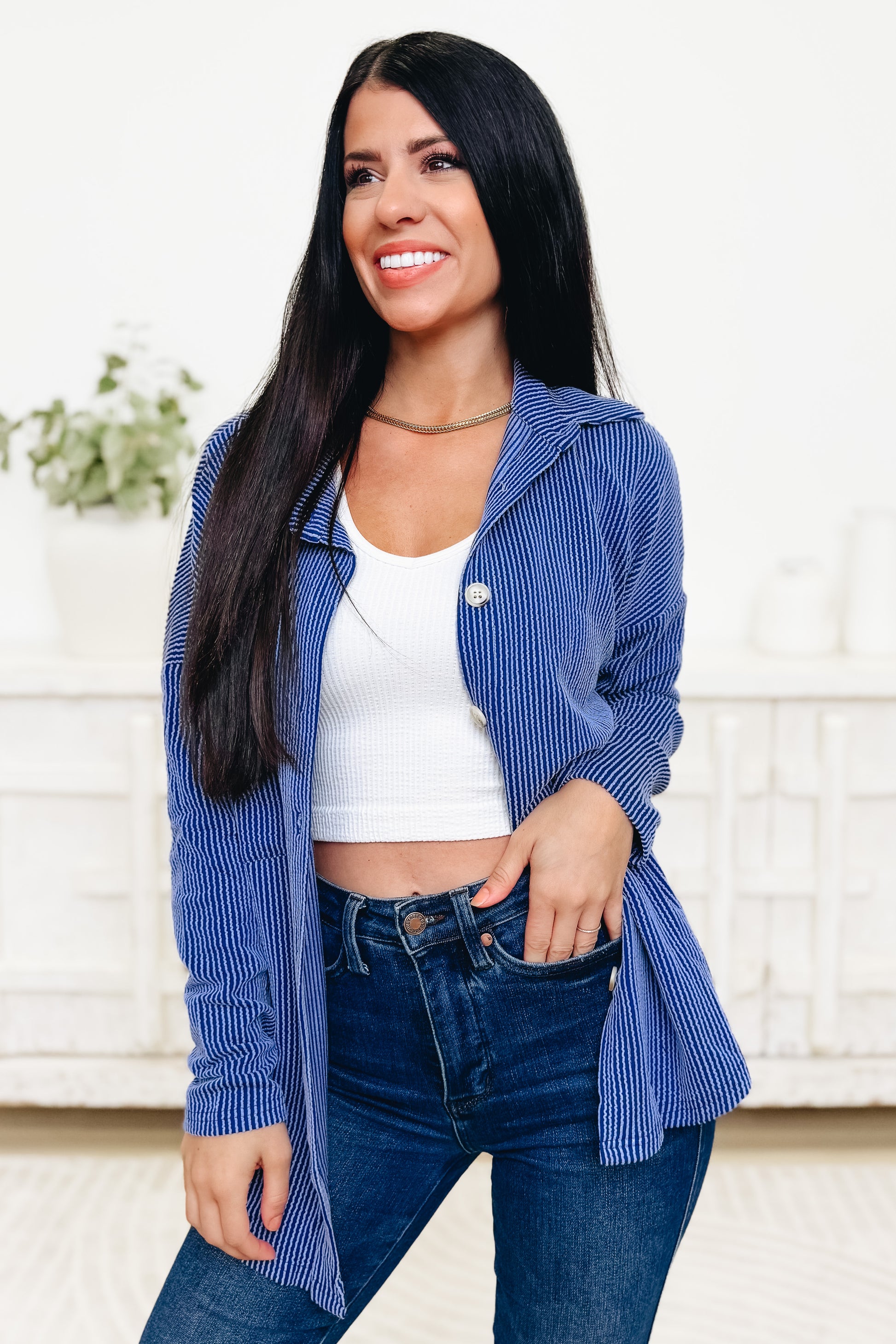 Electric Embrace Boyfriend Jacket - 3 Colors!