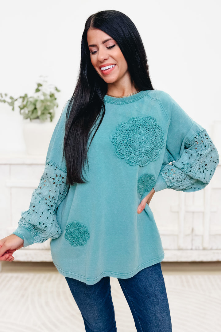 Floral Flutter Top- 2 Colors