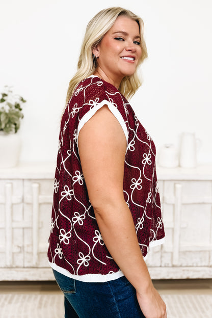 Fresh As A Daisy Jersey Vest - 2 Colors!