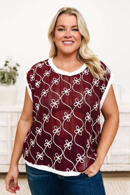 Fresh As A Daisy Jersey Vest - 2 Colors!