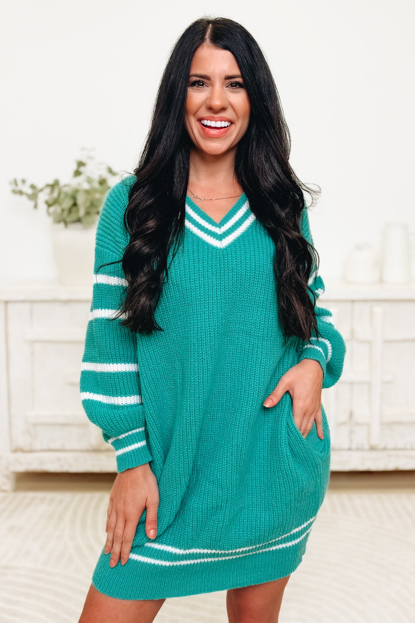 Warmer Times Together Sweater Dress - 2 Colors!