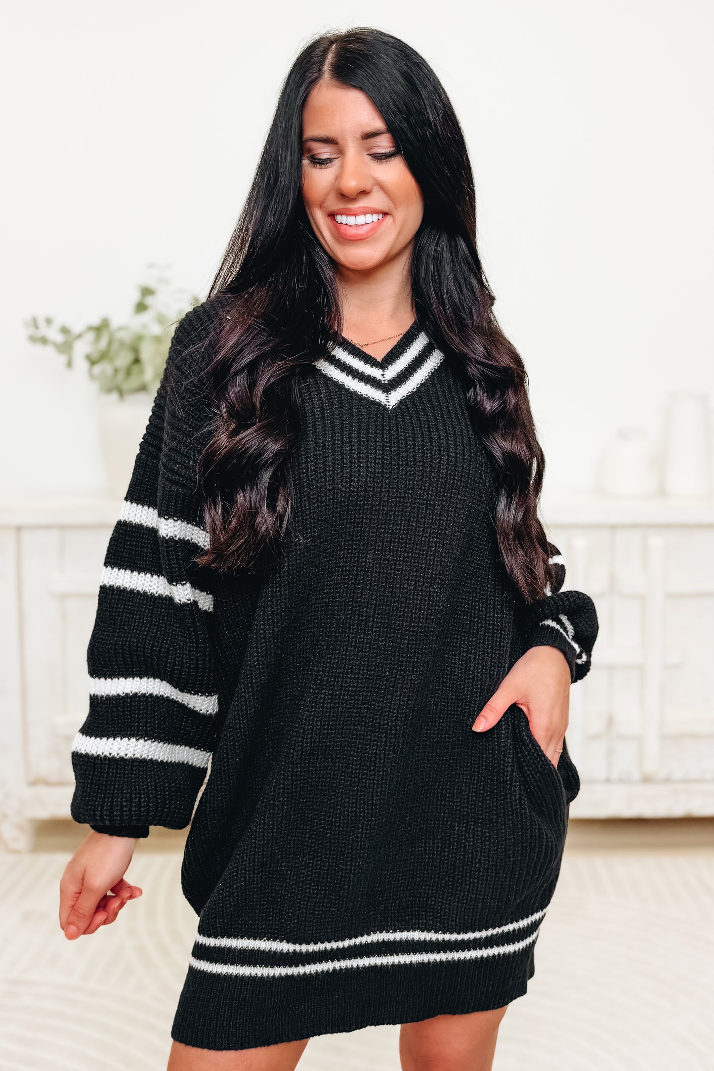 Warmer Times Together Sweater Dress - 2 Colors!