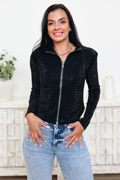 Sassy Expectations Zip Up Jacket
